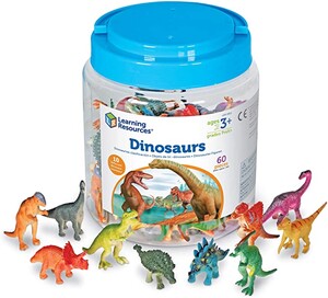 Игры и игрушки: Фигурки динозавров 60 шт. от Learning Resources