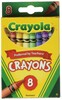 Воскові олівці Crayons (8 шт), Crayola