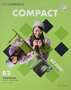 Книги для взрослых: Compact First 3 Edition Workbook with Answers with Audio [Cambridge University Press]