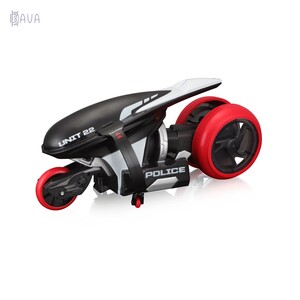 Ігри та іграшки: Мотоцикл радіокерований Cyklone 360 чорний, Maisto