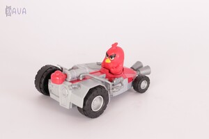Машинки: Машинка моторизованная с гонщиком Angry Birds Красная птичка, Maisto