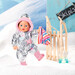 Набор одежды для куклы Baby born - Зимний костюм делюкс дополнительное фото 5.