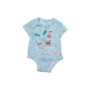 Одежда для куклы Baby Born — Боди S2 (голубое)
