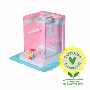 Автоматична душова кабінка для ляльки Baby Born «Купаємося з качечкою»