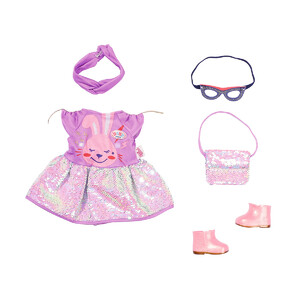 Ігри та іграшки: Набір одягу для ляльки Baby Born серії «День народження» — Делюкс
