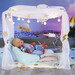 Одежда для куклы Baby Born — Праздничный комбинезон (синий) дополнительное фото 5.