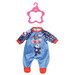 Одежда для куклы Baby Born — Праздничный комбинезон (синий) дополнительное фото 8.