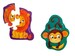 Левеня і Мавпа, Магнітні Baby Puzzle, Vladi Toys дополнительное фото 1.