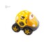 Игрушка-погремушка "Машинка", Baby team (машинка, желтый кузов) дополнительное фото 3.