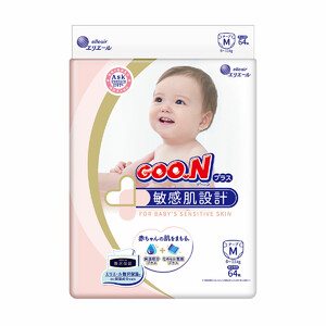 Подгузники Goo.N Plus для детей (M, 6-11 кг), 64 шт