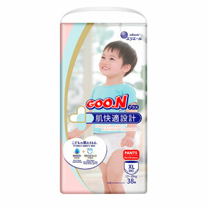 Подгузники и аксессуары: Трусики-подгузники Goo.N Plus для детей (Big XL, 12-20 кг), 38 шт