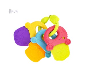Игры и игрушки: Погремушка-прорезыватель "Ключики", Baby team