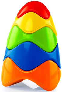 Развивающие игрушки: Красочная пирамидка, развивающая игрушка, OBall