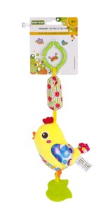 Брязкальця і прорізувачі: Іграшка-підвіска з прорізувачем, Baby team (Курча)