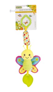 Іграшки на коляску та ліжечко: Іграшка-підвіска з прорізувачем, Baby team (метелик)