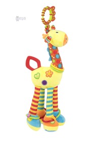 Ігри та іграшки: М'яка іграшка-підвіска на ліжечко «Жираф», Baby team