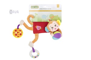 Іграшки на коляску та ліжечко: М'яка іграшка на ліжечко/візок, Baby team (мавпочка)