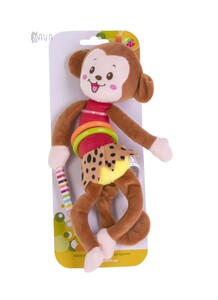 Игры и игрушки: Игрушка-подвеска вибрирующая, Baby team (обезьянка)
