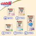 Подгузники Goo.N Premium Soft для новорожденных 1 (SS, до 5 кг), 20 шт дополнительное фото 7.