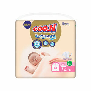 Подгузники Goo.N Premium Soft для новорожденных 1 (SS, до 5 кг), 72 шт