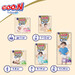 Подгузники Goo.N Premium Soft для детей (S, 4-8 кг), 70 шт дополнительное фото 9.