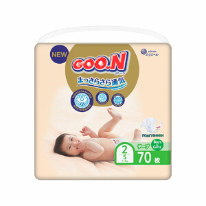 Подгузники и аксессуары: Подгузники Goo.N Premium Soft для детей (S, 4-8 кг), 70 шт
