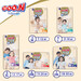 Трусики-підгузки Goo.N Premium Soft для дітей 3 (M, 7-12 кг), 50 шт дополнительное фото 6.
