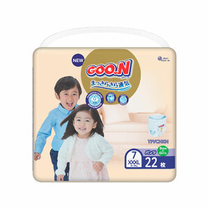 Трусики-подгузники Goo.N Premium Soft для детей 7 (ХХХL, 18-30 кг), 22 шт