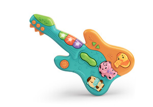 Музыкальные инструменты: Игрушка музыкальная «Гитара, голубая», Baby team