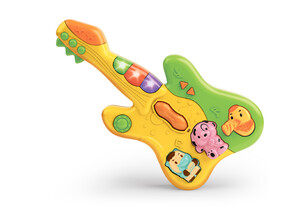 Музыкальные инструменты: Игрушка музыкальная «Гитара, желтая», Baby team