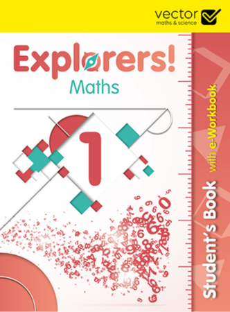Навчання лічбі та математиці: Explorers! Maths 1 Students Book with e-Workbook [Vector]