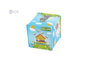 Розвивальні іграшки: Іграшка для ванни «М'який кубик», Baby team