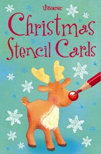 Christmas stencil cards