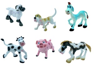 Тварини: Набір іграшок-фігурок «Ферма» 6 шт, Baby team
