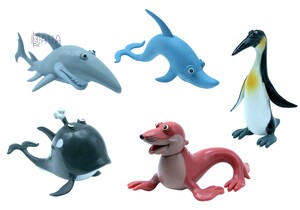 Ігри та іграшки: Набір іграшок-фігурок «Океан» 5 шт, Baby team