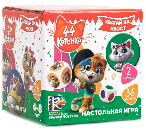 Настольные игры: Настольная игра Vladi Toys 44 Котенка Хватай за хвост (рус)