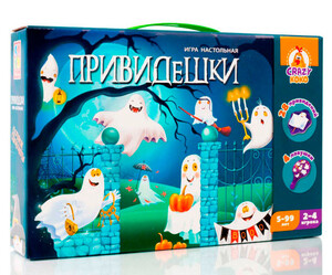 Ігри та іграшки: Привидешки, гра настільна, (рос), Vladi Toys