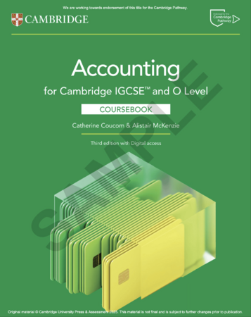 Бізнес і економіка: Cambridge IGCSE and O Level Accounting 3rd Edition Coursebook with Digital Access (2 Years)