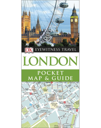 Для середнього шкільного віку: DK Eyewitness Pocket Map and Guide: London