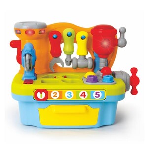 Ігри та іграшки: Музичний ігровий набір Hola Toys Столик з інструментами