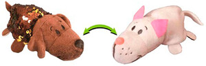 Животные: Лабрадор и Кот (12 см), мягкая игрушка с пайетками, ZooPrяtki