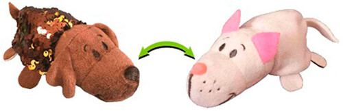 Тварини: М'яка іграшка з паєтками 2 в 1 — Лабрадор-Кіт (12 см), ZooPrяtki