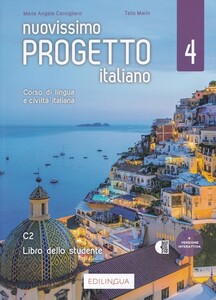 Progetto Italiano Nuovissimo 4 (C2) Libro dello studente + audio QR code [Edilingua]