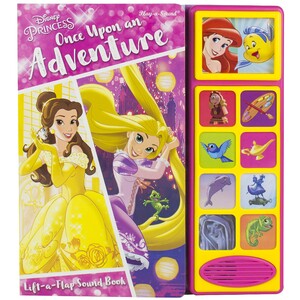 Про принцесс: Disney Princess - Once Upon an Adventure - Lift-a-Flap Sound Book