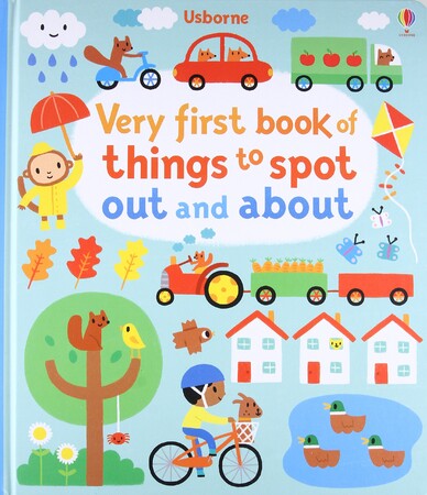Для самых маленьких: Very first book of things to spot out and about [Usborne]