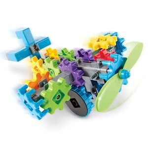 Пластмасові конструктори: Динамічний конструктор Gears Gears Gears! ® «Літак» 44 дет. Learning Resources