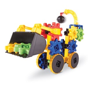 Игры и игрушки: Динамический конструктор Gears Gears Gears!® «Экскаватор-разрушитель» 47 дет. Learning Resources