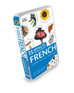 Книги для детей: 15-Minute French + CD