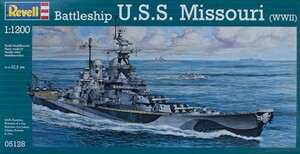 Збірні моделі-копії: Корабель Revell Battleship U.S.S. Missouri WWII 1: 1200 (05128)