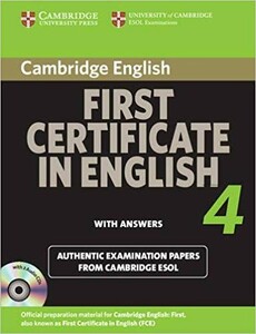 Cambridge FCE 4 Self-study Pack for update exam